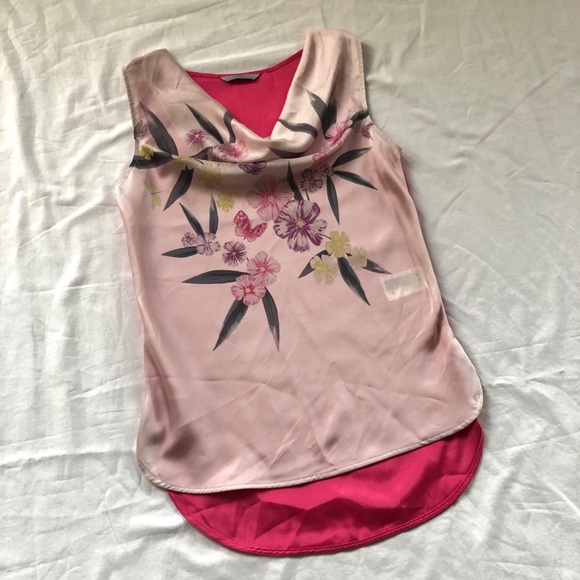 Floral Cowl Neck Tank - Picture 2 of 5